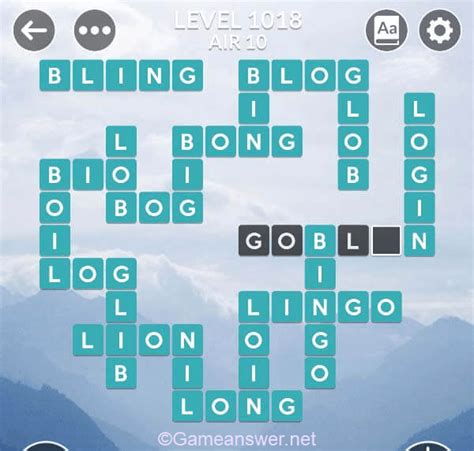 You will have in this. . Wordscapes 1018